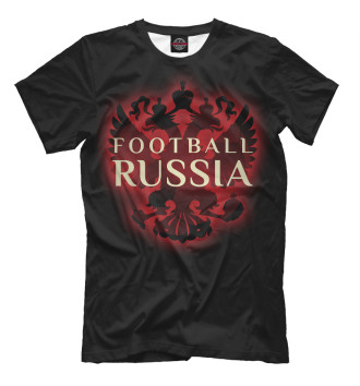 Мужская Футболка Football Russia