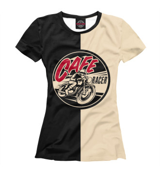 Женская Футболка Cafe Racer