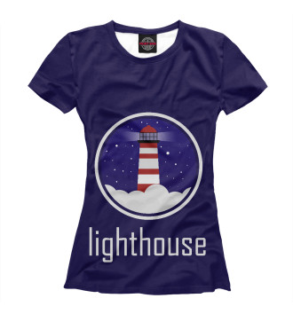 Женская Футболка Lighthouse - маяк