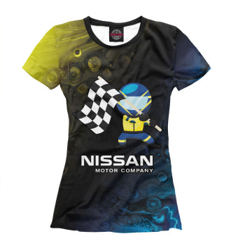 Женская Футболка Nissan - Pro Racing
