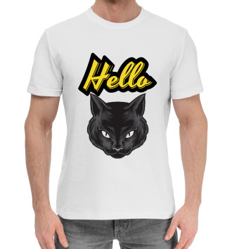 Мужская Хлопковая футболка Хэло Кити