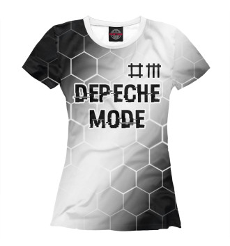 Женская Футболка Depeche Mode Glitch Light (градиент)