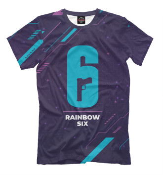 Мужская Футболка Rainbow Six Gaming Neon