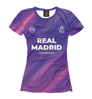 Женская футболка Real Madrid Sport Grunge