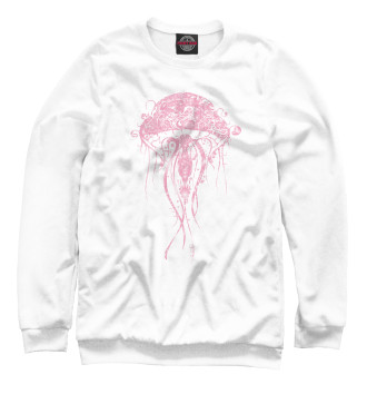 Свитшот для девочек Розовая медуза