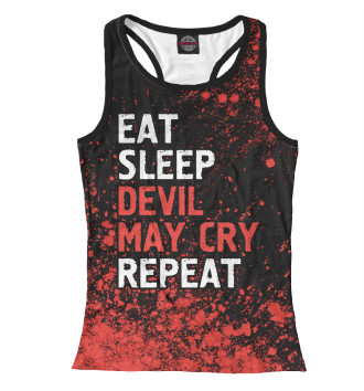 Женская Борцовка Eat Sleep Devil May Cry Repeat