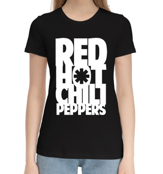 Женская Хлопковая футболка Red Hot Chili Peppers