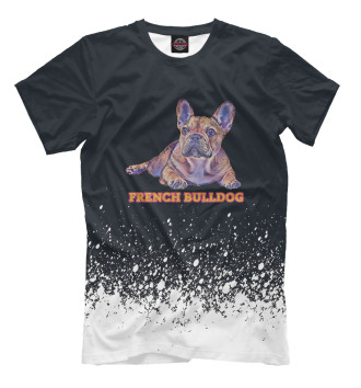 Мужская Футболка French Bulldog Lover