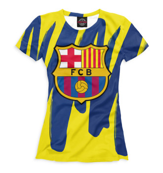 Женская Футболка Герб FC Barcelona