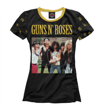 Женская Футболка Guns N'Roses