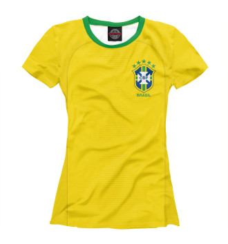 Женская Футболка Форма Сборной Бразилии 2018
