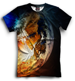 Мужская футболка Земля