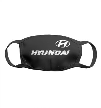 Женская Маска Hyundai Speed Tires (темный фон)