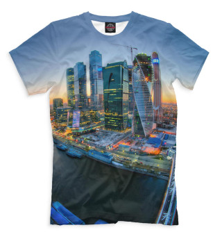 Мужская футболка Москва-Сити