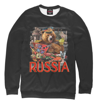 Женский Свитшот Русский Медведь