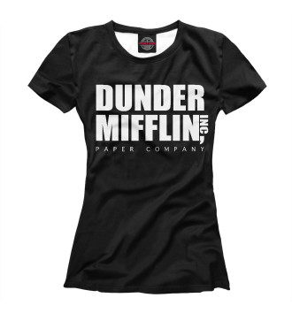 Женская Футболка Dunder Mifflin