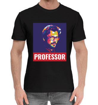 Мужская Хлопковая футболка Профессор