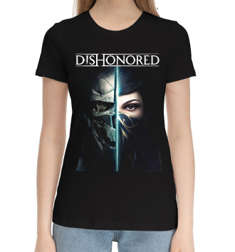 Женская Хлопковая футболка Dishonored