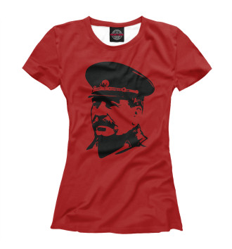 Женская Футболка Сталин