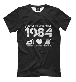 Женская футболка Дата выпуска 1984