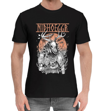 Мужская Хлопковая футболка Nidhoggr