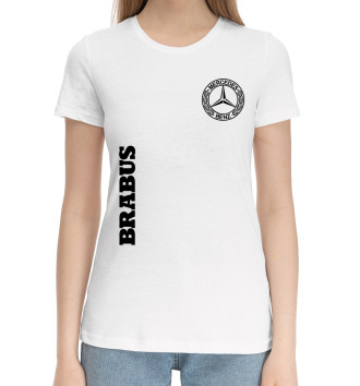 Женская Хлопковая футболка Mercedes Brabus