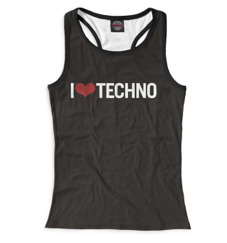 Женская Борцовка I Love Techno