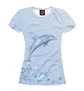 Женская футболка Дельфин