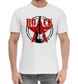 Мужская Хлопковая футболка Rock