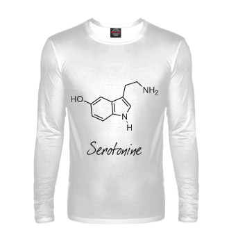 Мужской Лонгслив Химия серотонин