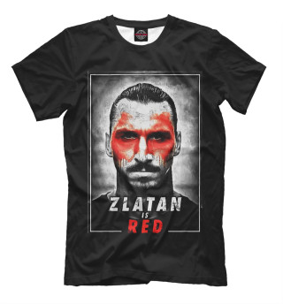 Мужская футболка Zlatan is Red