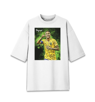 Мужская Хлопковая футболка оверсайз Neymar