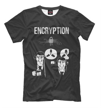 Мужская Футболка Encryption