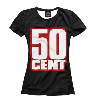 Женская Футболка 50 Cent