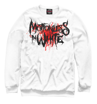 Женский Свитшот Motionless In White Blood Logo