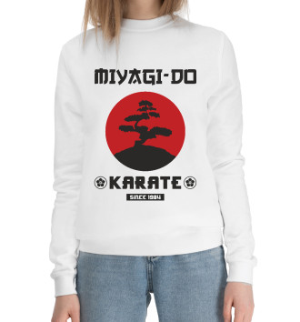 Женский Хлопковый свитшот Miyagi-Do Karate