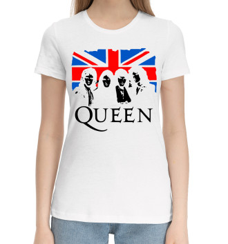 Женская Хлопковая футболка Queen