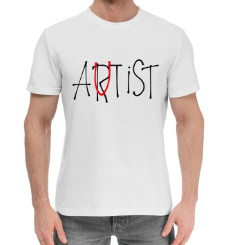 Мужская Хлопковая футболка Artist / Autist оно