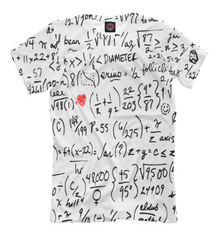 Мужская футболка Математические Формулы