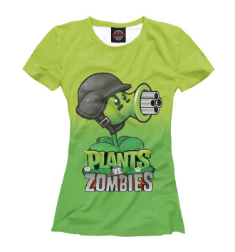 Женская Футболка Plants vs. Zombies