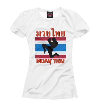 Женская Футболка Muay Thai флаг