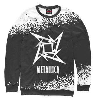 Женский Свитшот Metallica / Металлика