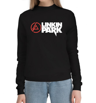 Женский Хлопковый свитшот Linkin Park