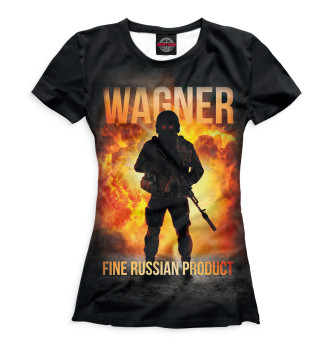 Женская Футболка Wagner fine russian product