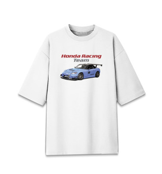Мужская Хлопковая футболка оверсайз Honda S2000 Motorsport