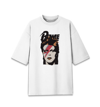 Мужская Хлопковая футболка оверсайз David Bowie