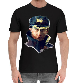 Мужская Хлопковая футболка Путин