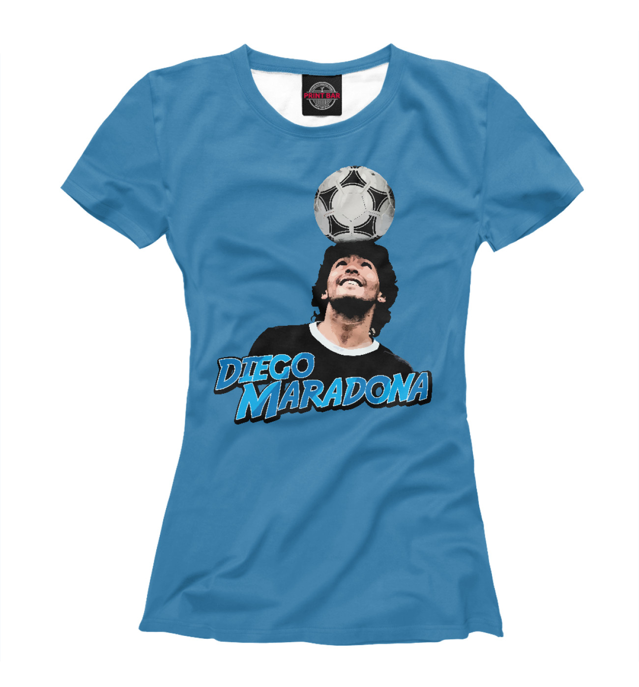 Женская Футболка Diego Maradona, артикул: FLT-667856-fut-1