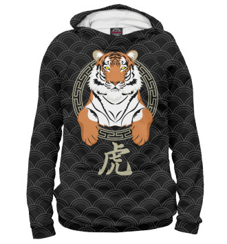 Мужское Худи Китайский тигр