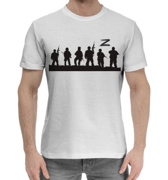 Мужская Хлопковая футболка Армия Z